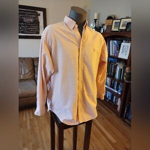 Ralph Lauren Pale Pink Yarmouth Oxford Long Sleeve Shirt Size 17